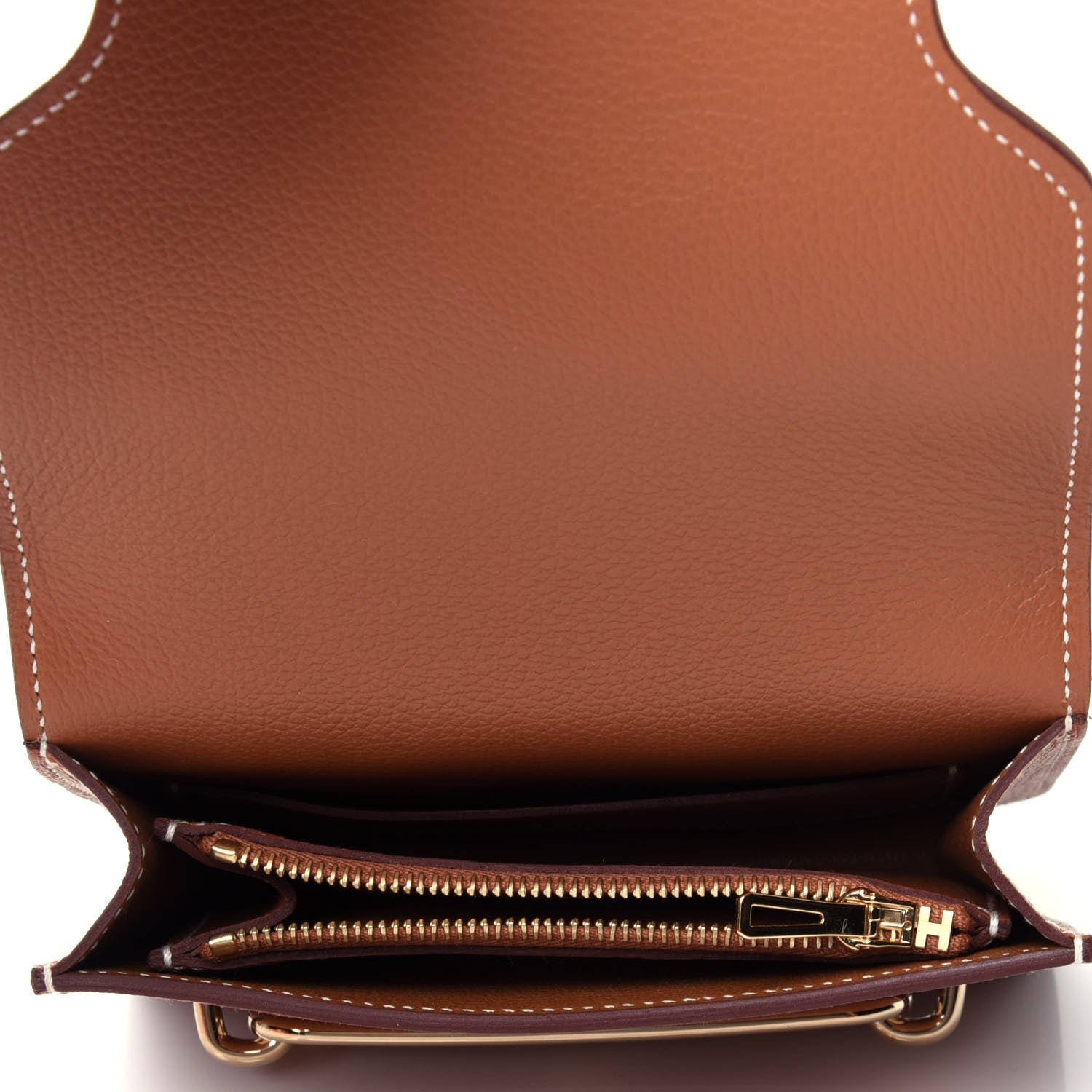 Hermes Evercolor Roulis Slim Wallet Gold 3 of 4