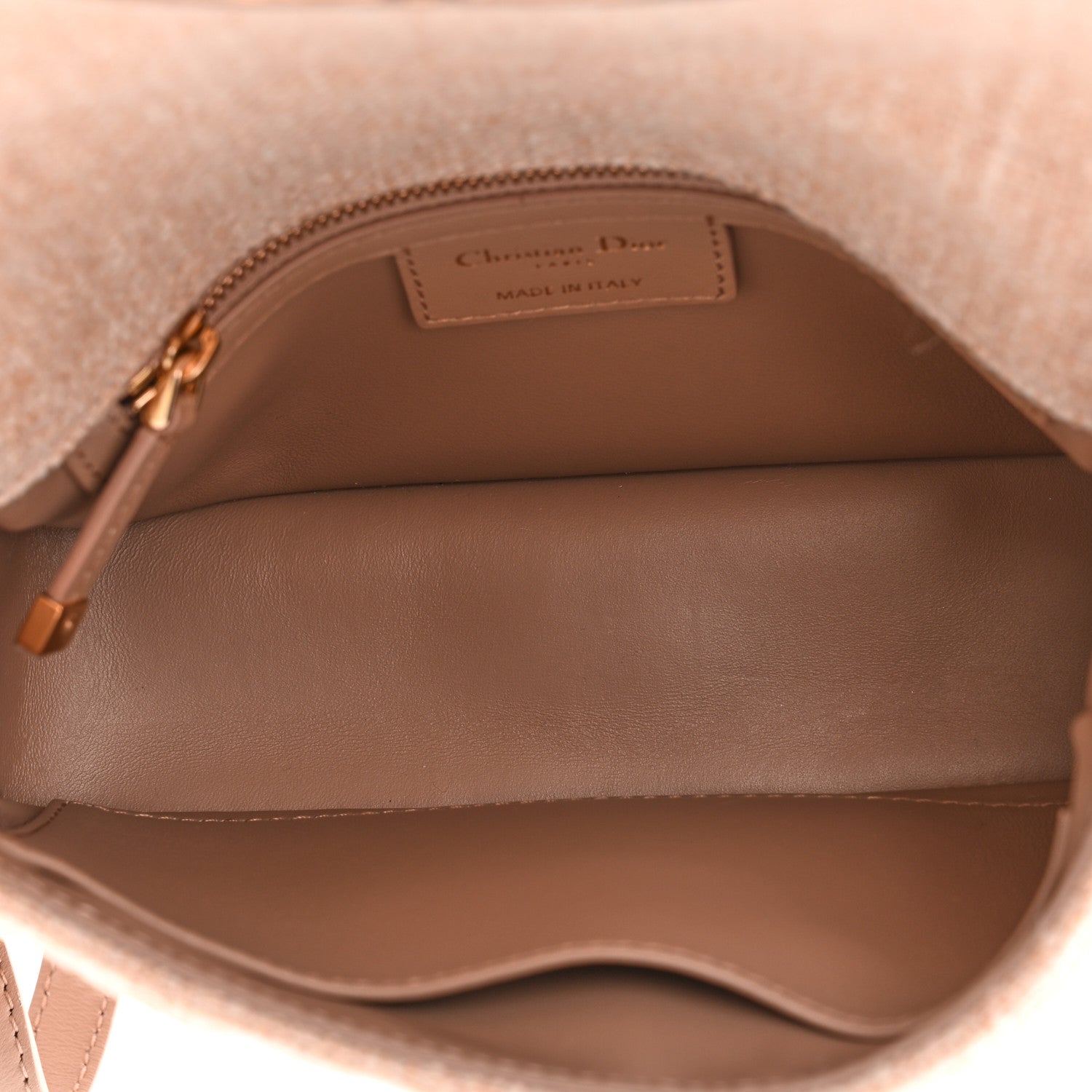 Christian Dior Linen Macrocannage Small Caro Bag Rose 5 of 10