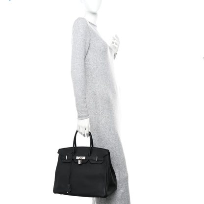 Hermes Togo Birkin 35 Black 2 of 10