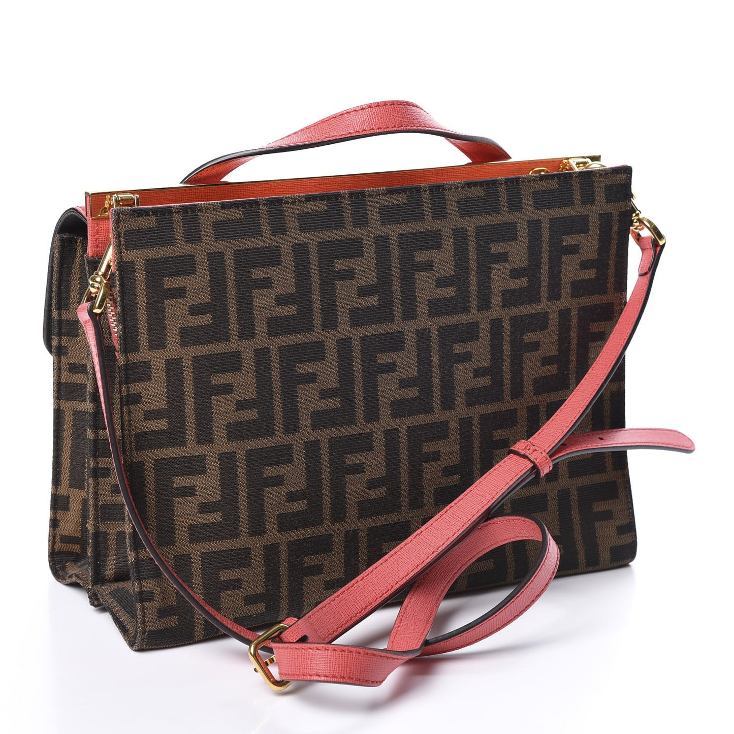 Zucca Vitello Elite Demi Jour Shoulder Bag Tobacco Ecstasy