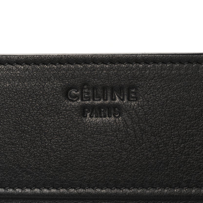 Celine Supple Calfskin Medium Phantom Luggage Black 6 of 12