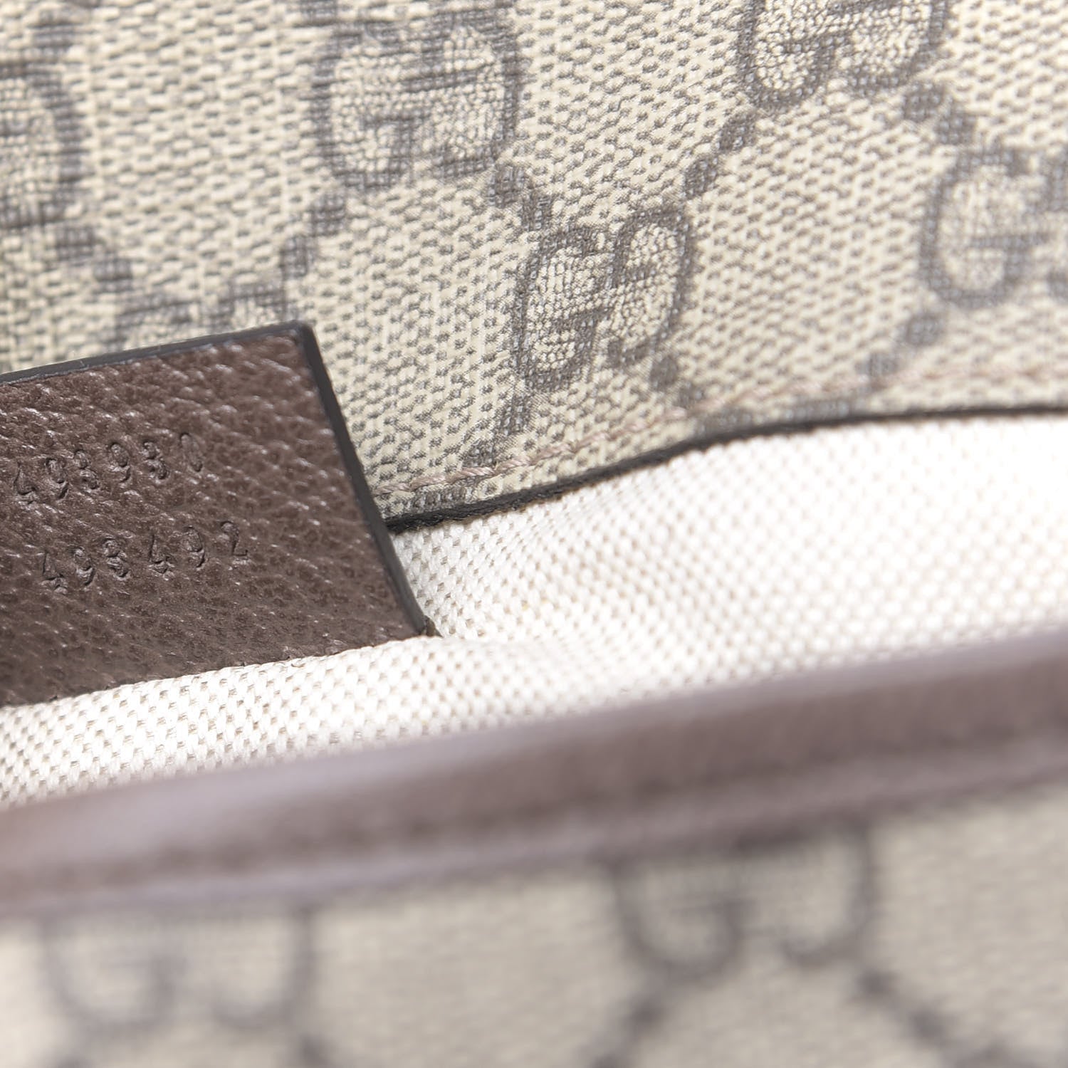 Gucci GG Supreme Monogram Neo Vintage Web Belt Bag Brown 7 of 10