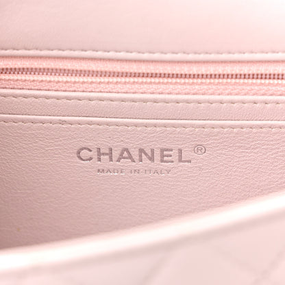 Chanel Lambskin Quilted Mini Rectangular Flap Light Pink 5 of 11