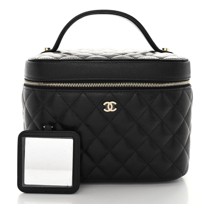 Chanel Caviar Quilted Large Vanity Pouch Black 1 of 13