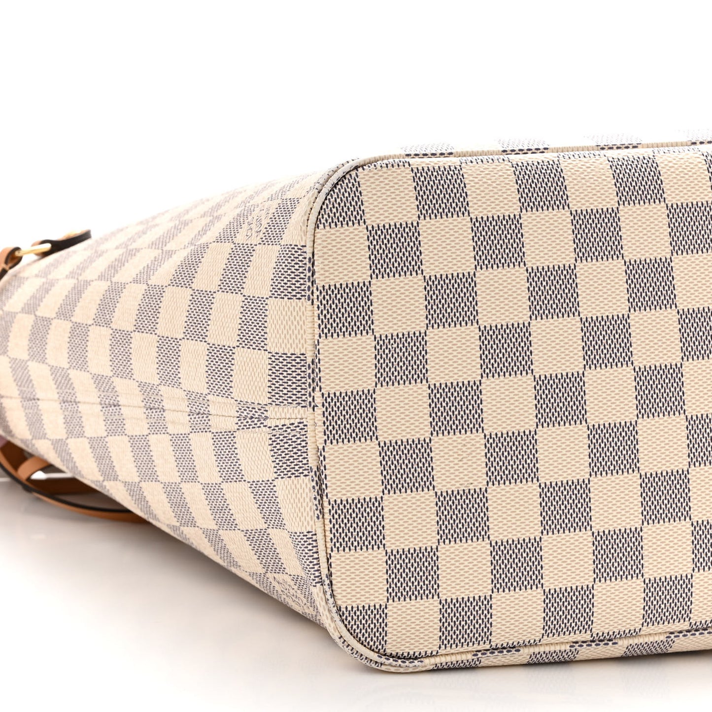 Damier Azur Braided Neverfull MM Orange