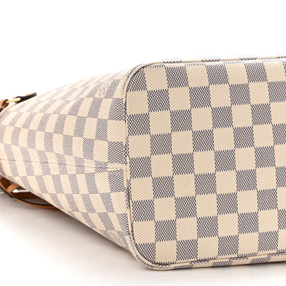 Louis Vuitton Damier Azur Braided Neverfull MM Orange 9 of 11
