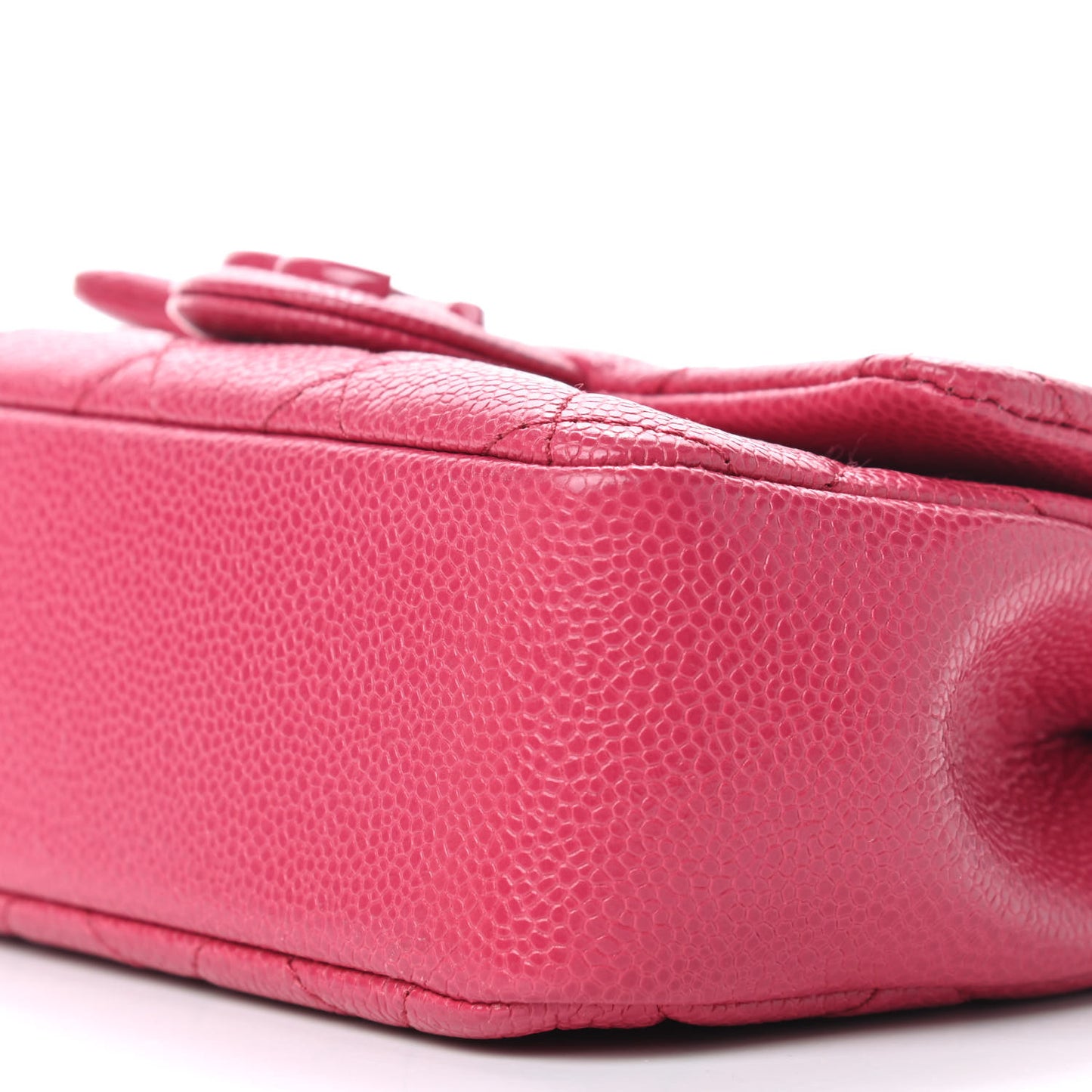 Caviar Quilted Mini Incognito Square Flap Dark Pink