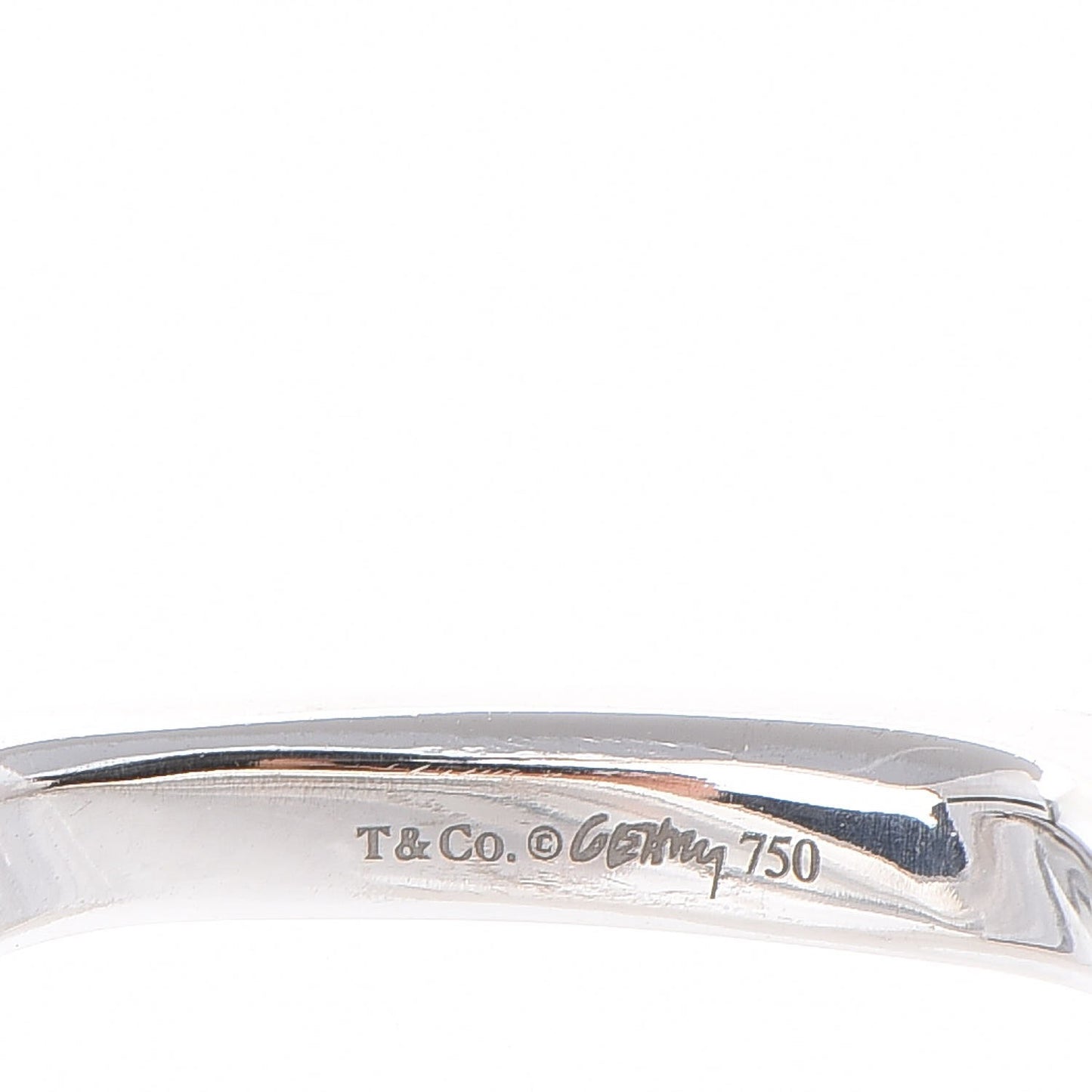 18K White Gold Diamond Frank Gehry Torque Ring 57 8