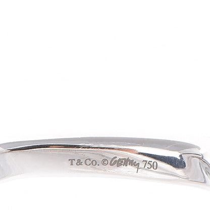 Tiffany 18K White Gold Diamond Frank Gehry Torque Ring 57 8 4 of 5