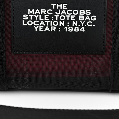 Marc Jacobs Nylon The Mesh Medium Tote Bag Black Pink 11 of 11