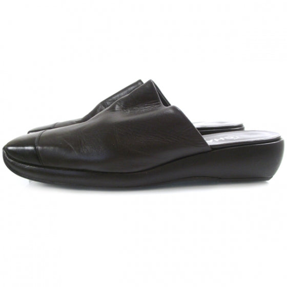 Chanel Leather Slides 40.5 2 of 7