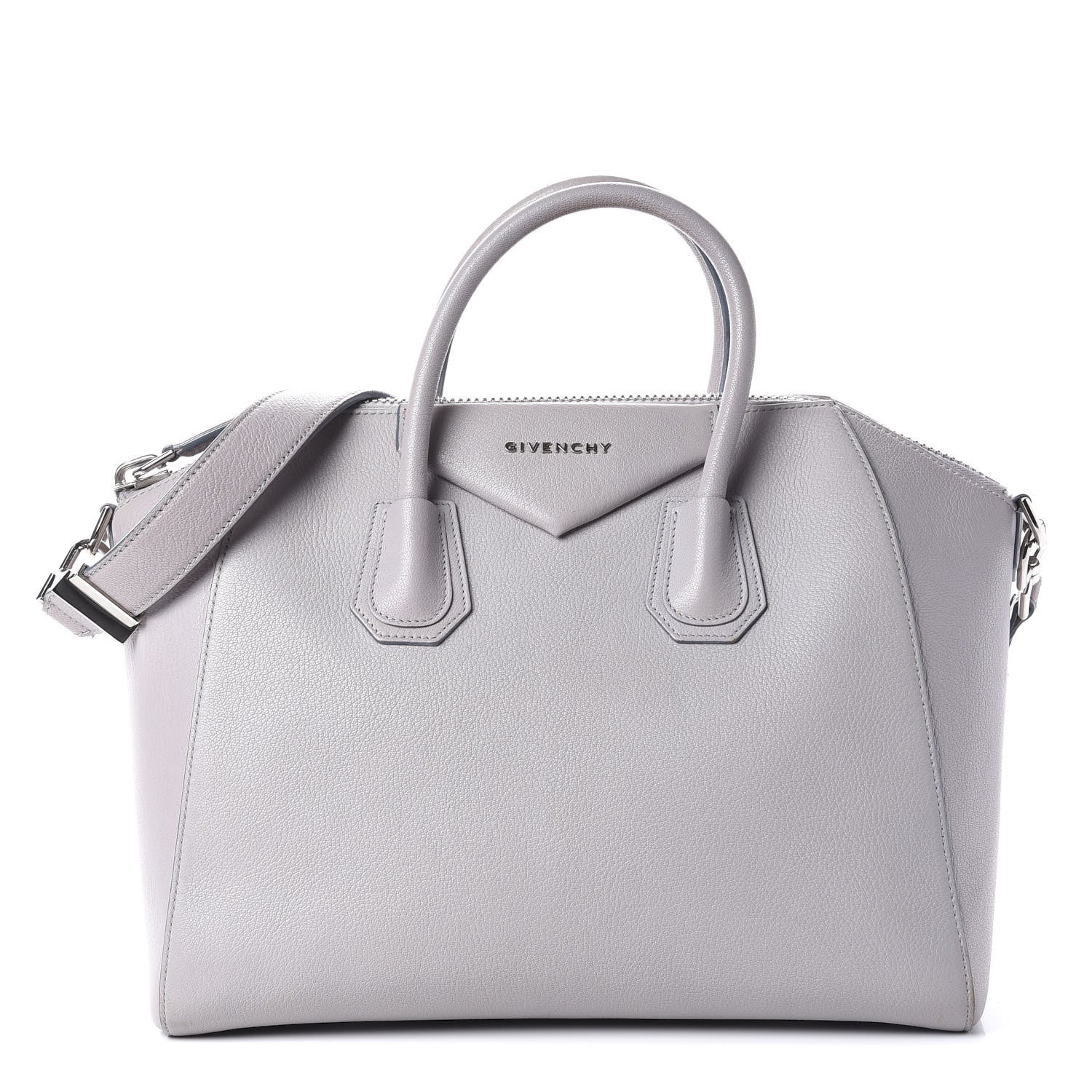 Givenchy Sugar Goatskin Medium Antigona Pearl Grey 1 of 12
