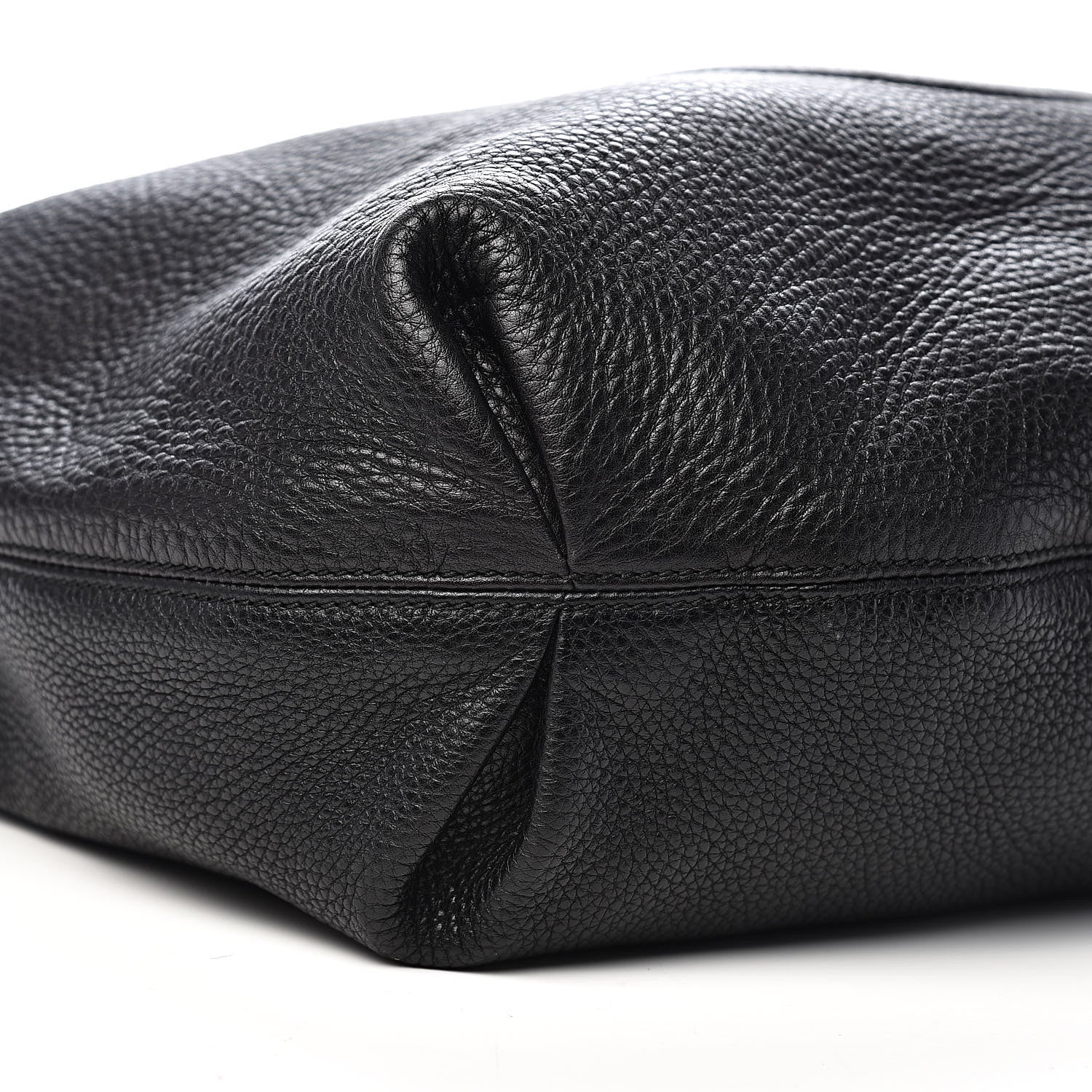Gucci Pebbled Calfskin Soho Hobo Black 8 of 10