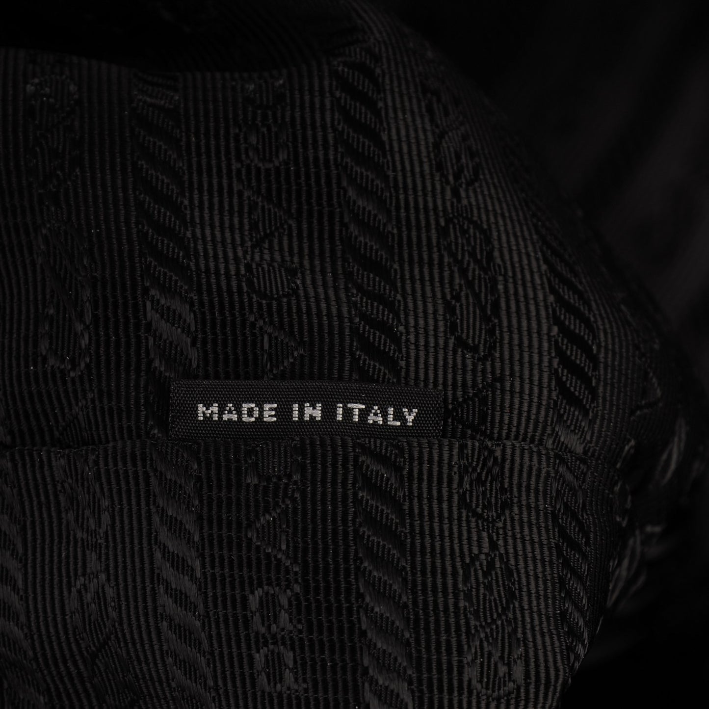 Tessuto Nylon Leopard Print Backpack Black Miele