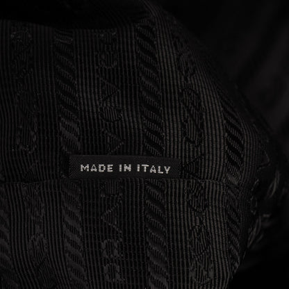 Prada Tessuto Nylon Leopard Print Backpack Black Miele 8 of 8