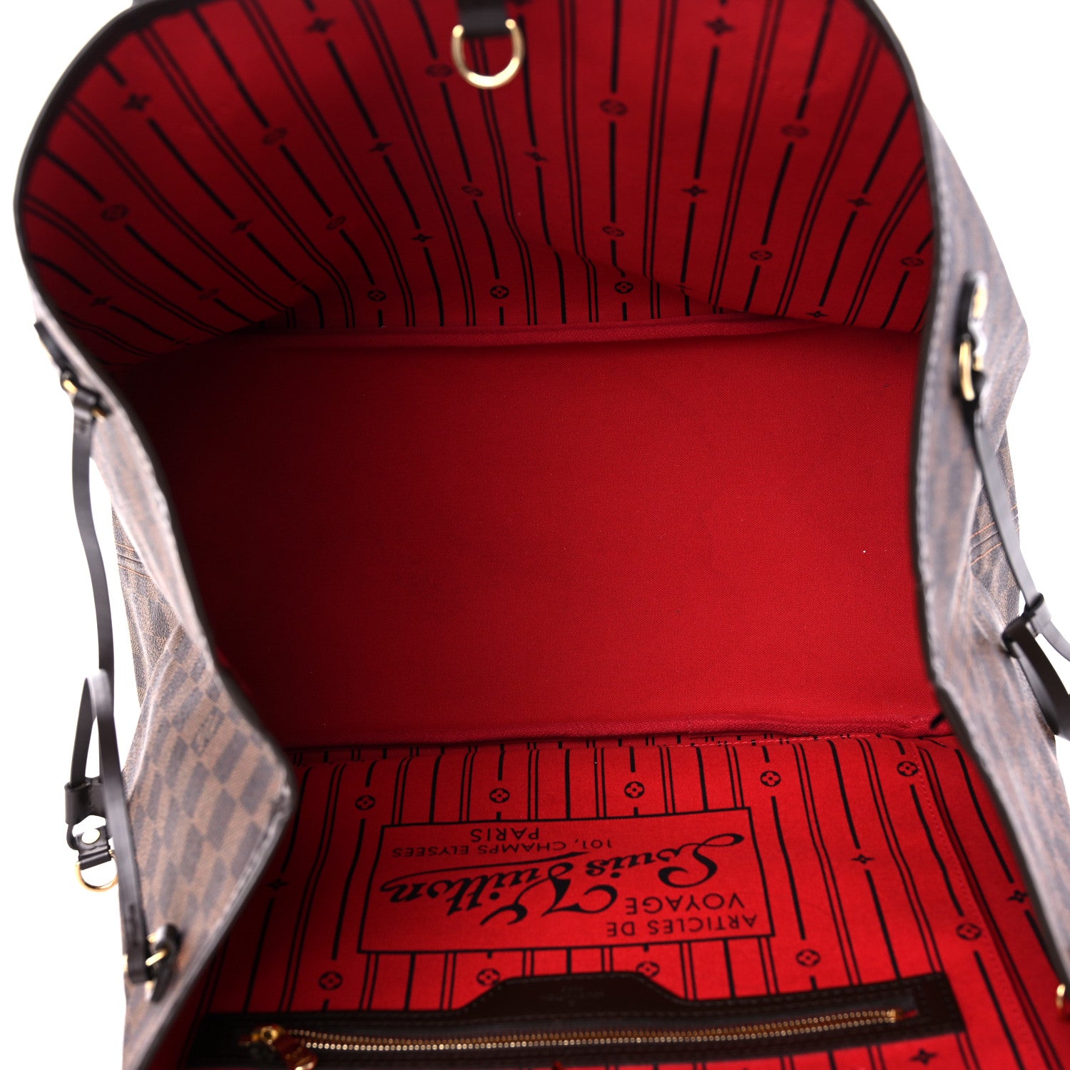 Louis Vuitton Damier Ebene Neverfull GM 5 of 18