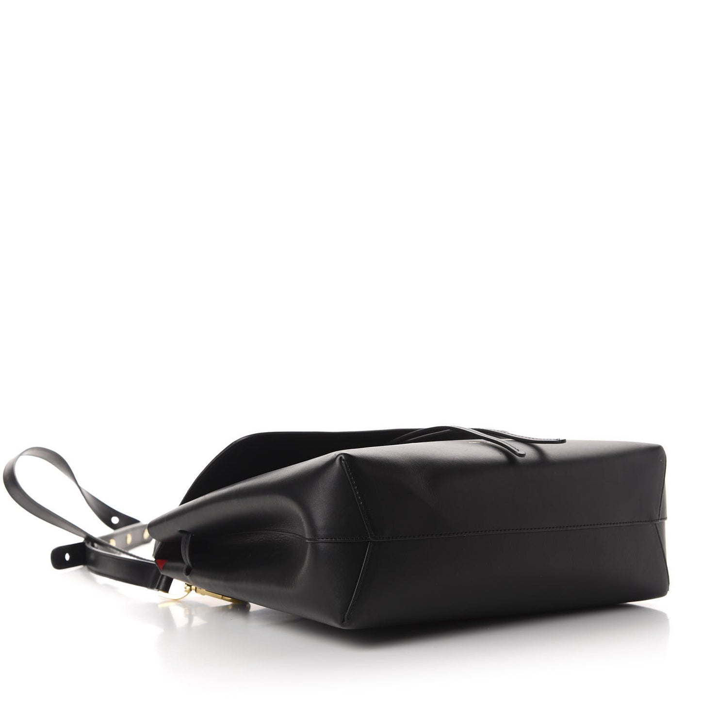 Calfskin Lady Bag Black Flamma