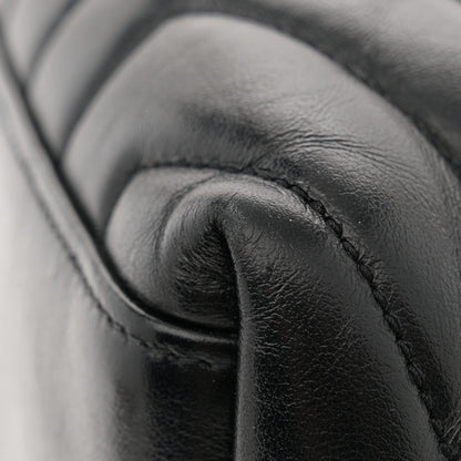 Saint Laurent Calfskin Y Quilted Monogram Monochrome Medium Loulou Chain Satchel Black 15 of 15