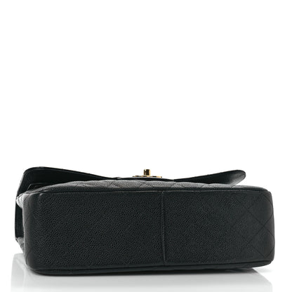Chanel Caviar Quilted Jumbo Double Flap Black 4 of 12