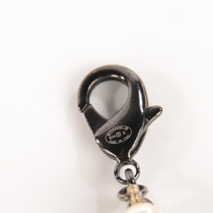 Chanel Pearl Beaded CC Long Necklace Black 3 of 3