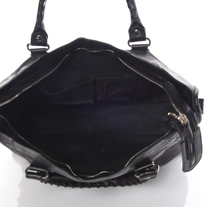 Balenciaga Chevre Silver Metallic Edge Hardware City Black 7 of 13