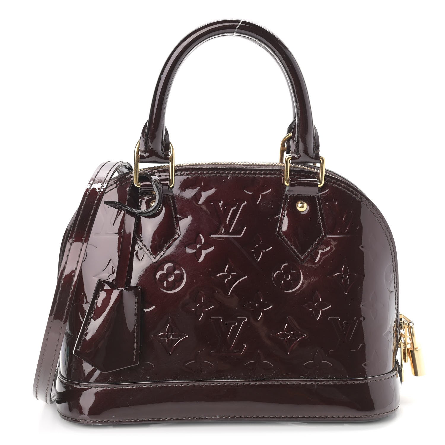 Louis Vuitton Vernis Alma BB Amarante 1 of 10