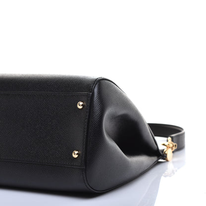 Dolce & Gabbana Dauphine Large Miss Sicily Satchel Black 8 of 8