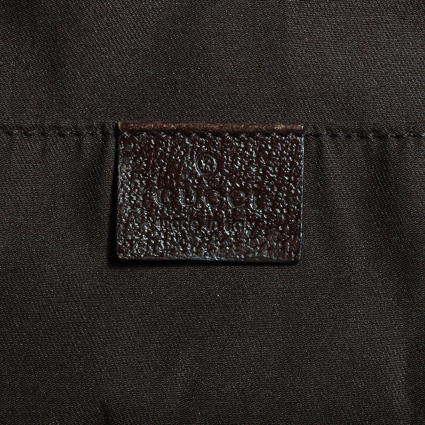 GG Monogram Medium Web Handle Vertical Tote Bag Dark Brown