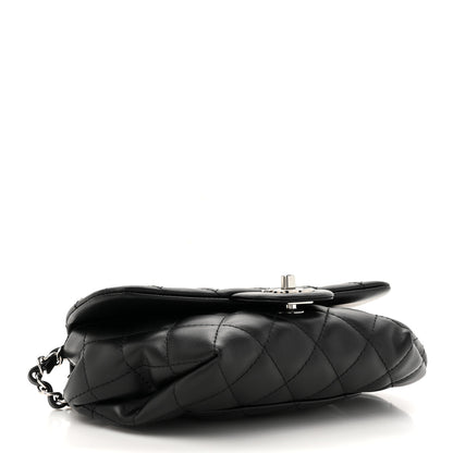 Chanel Calfskin Quilted CC Uniform Flap Belt Bag Black 4 of 10