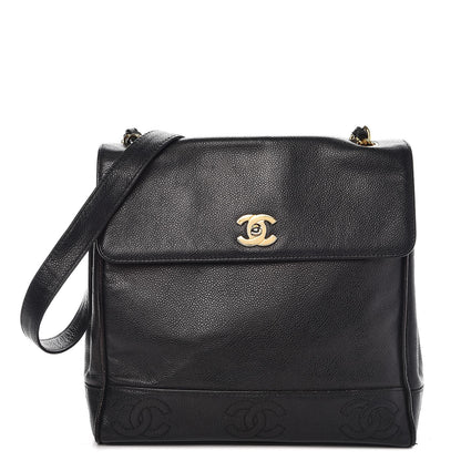 Chanel Caviar CC Shoulder Bag Black 1 of 15