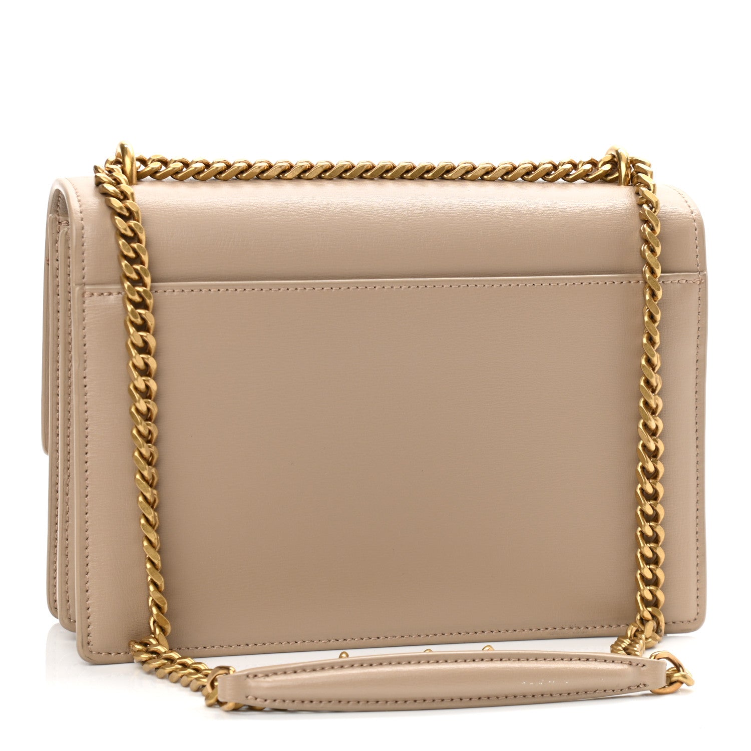 Saint Laurent Calfskin Medium Monogram Sunset Dark Beige 3 of 10