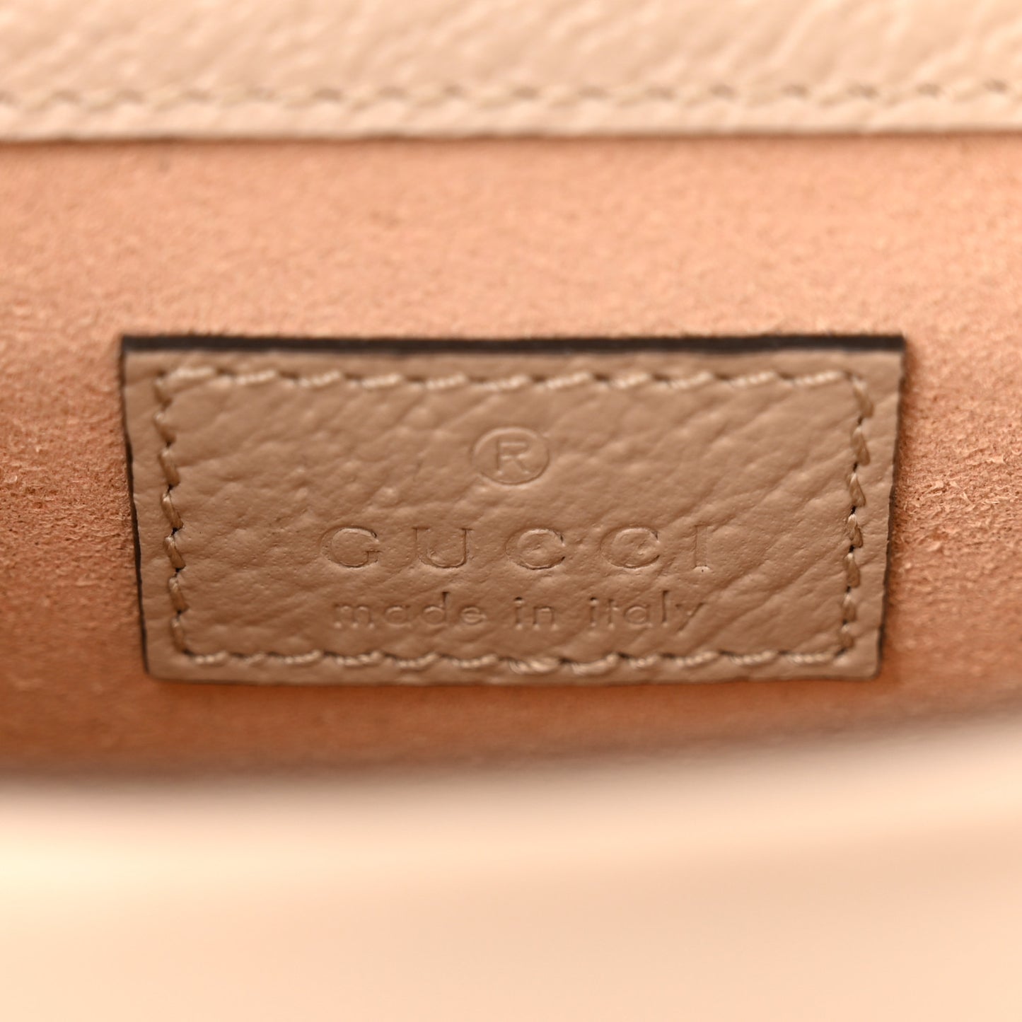 GG Supreme Monogram Textured Dollar Calfskin Super Mini Dionysus Shoulder Bag Beige Mystic White Oatmeal