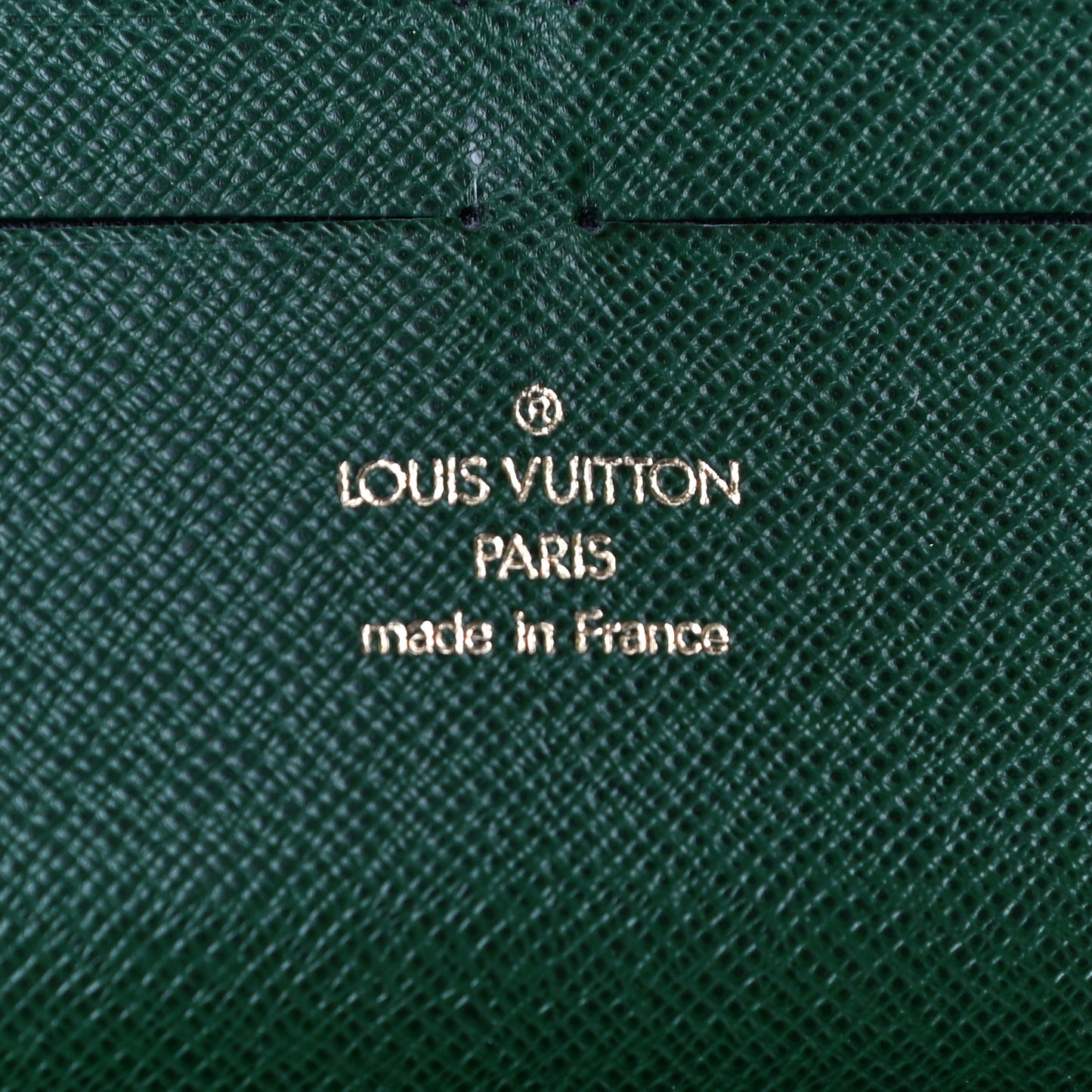 Monogram Groom Zippy Organizer Wallet Green