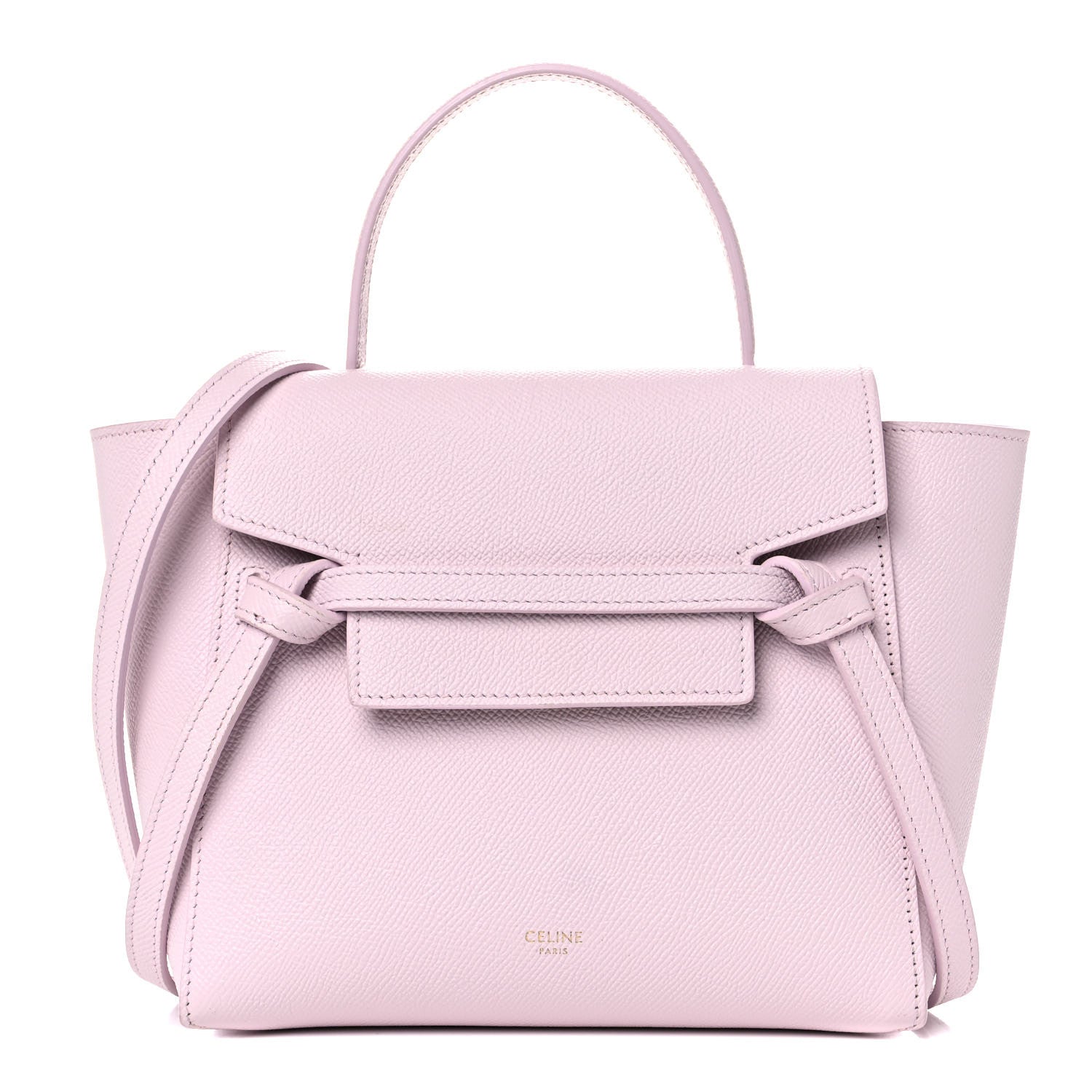 Celine Grained Calfskin Nano Belt Bag Peony 1 of 15