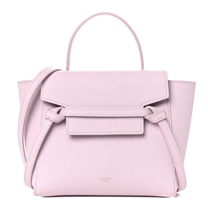 Celine Grained Calfskin Nano Belt Bag Peony 1 of 15
