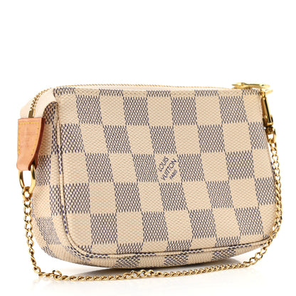 Louis Vuitton Damier Azur Mini Pochette Accessories 3 of 7