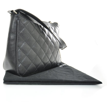 Chanel Caviar Quilted Shoulder Bag Black 3 of 9