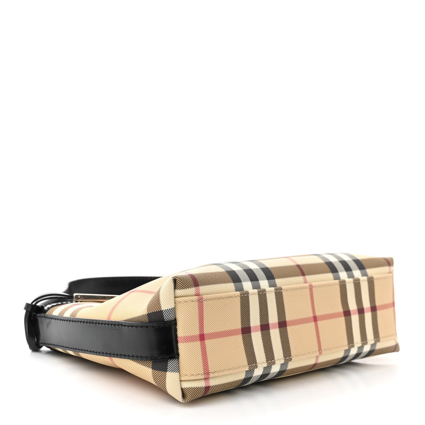 House Check Shoulder Bag Black