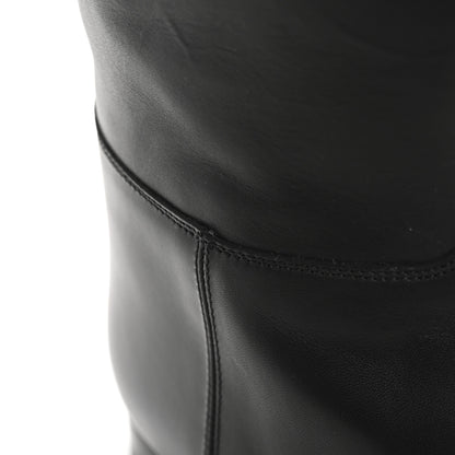 Hermes Box Kelly Jumping Boots 38 Black 10 of 11