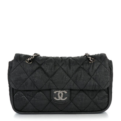 Chanel Coated Canvas Le Marais Flap Black 1 of 7