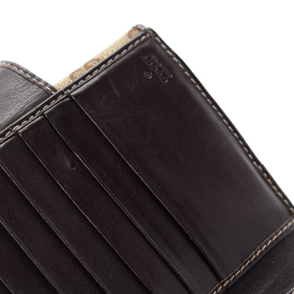 Gucci Monogram New Britt French Wallet Dark Brown 6 of 9