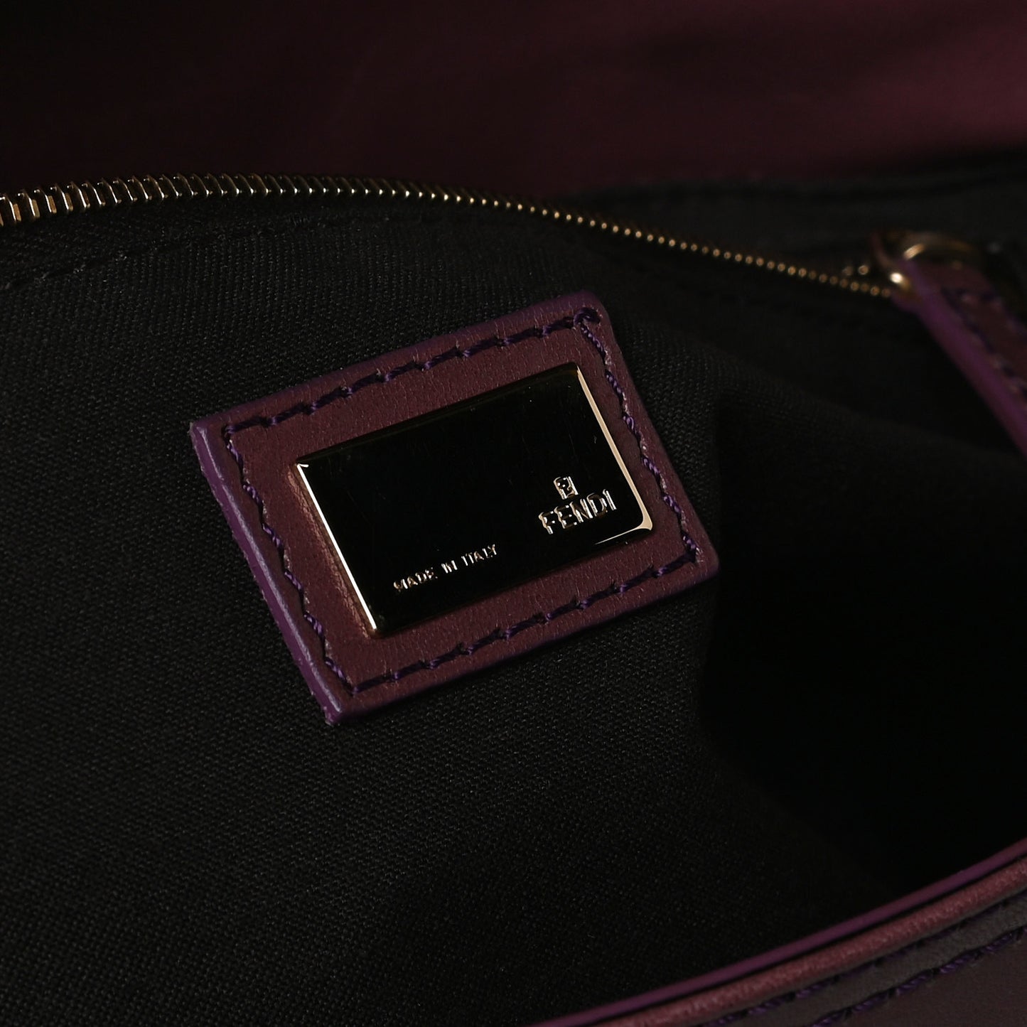 Vitello Acqua Maxi Baguette Shoulder Bag Malva