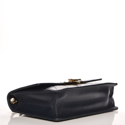 Chanel Lambskin Quilted Large Golden Class Flap Navy 4 of 7