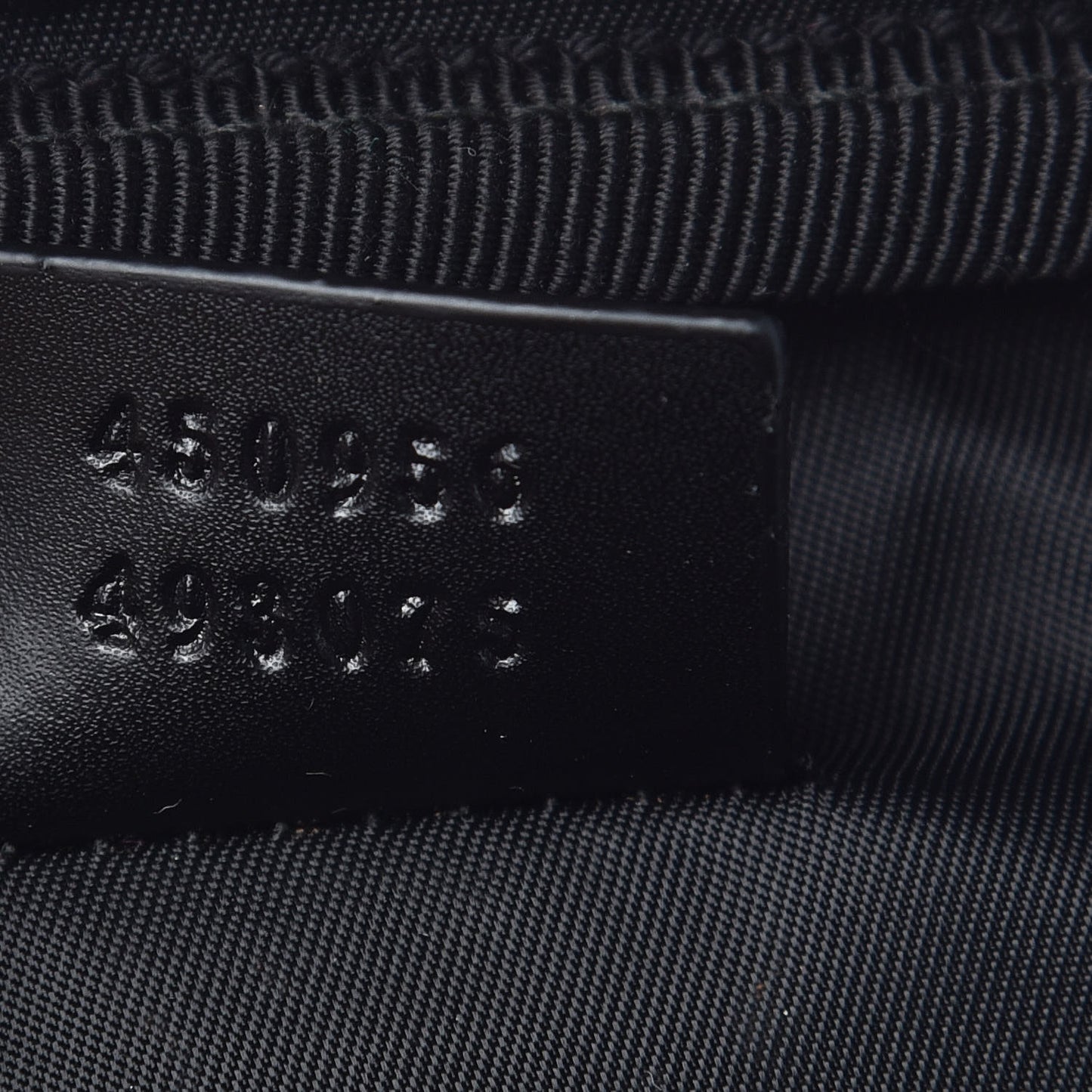 GG Supreme Monogram Web Belt Bag Black