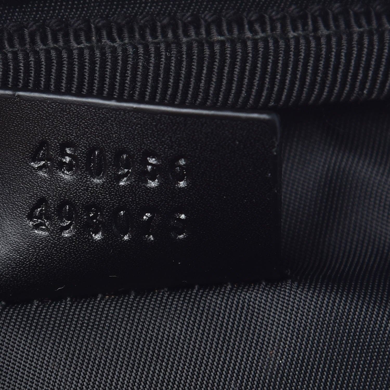 Gucci GG Supreme Monogram Web Belt Bag Black 8 of 9