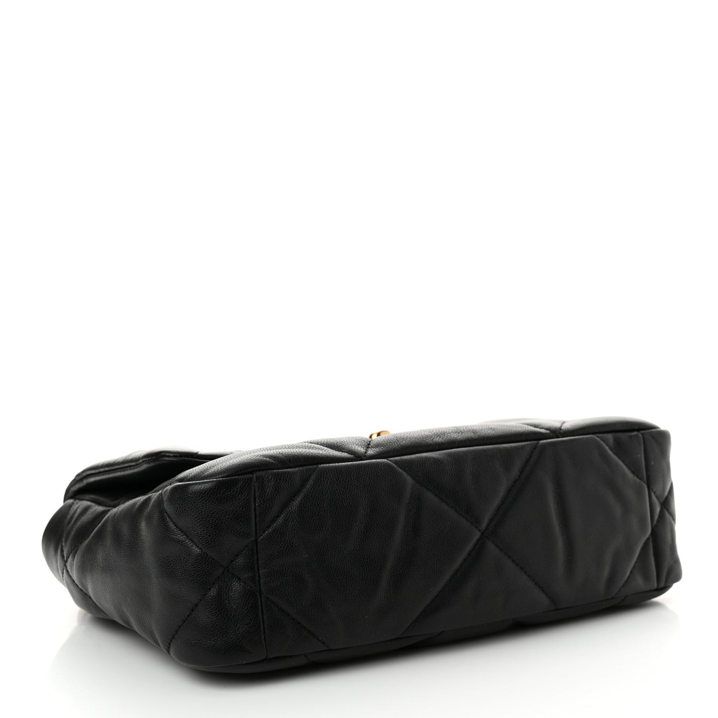 Lambskin Quilted Medium Chanel 19 Flap Black