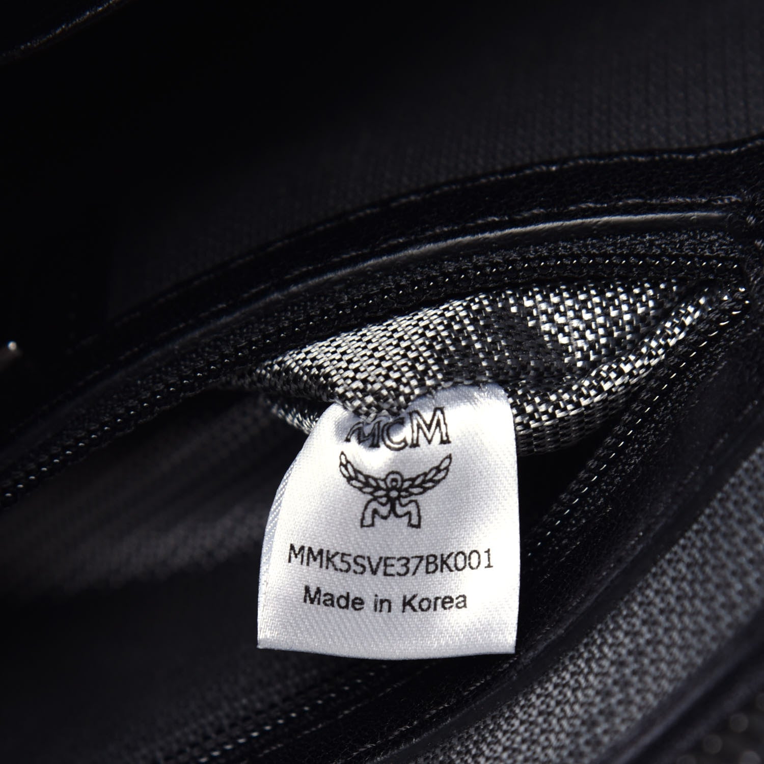 MCM Visetos Small Side Stud Stark Backpack Black 6 of 8