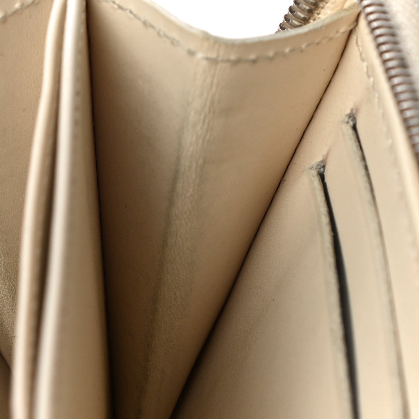 Damier Facette Zippy Coin Purse Creme