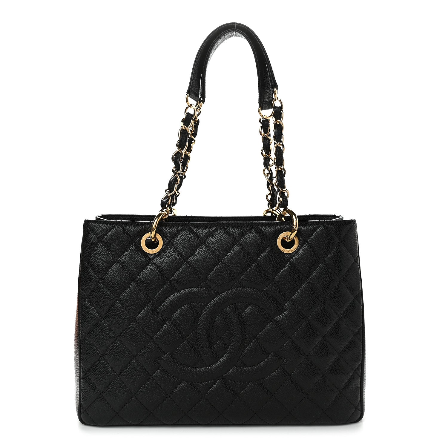 Chanel Caviar Quilted Grand Shopping Tote GST Black 1 of 9