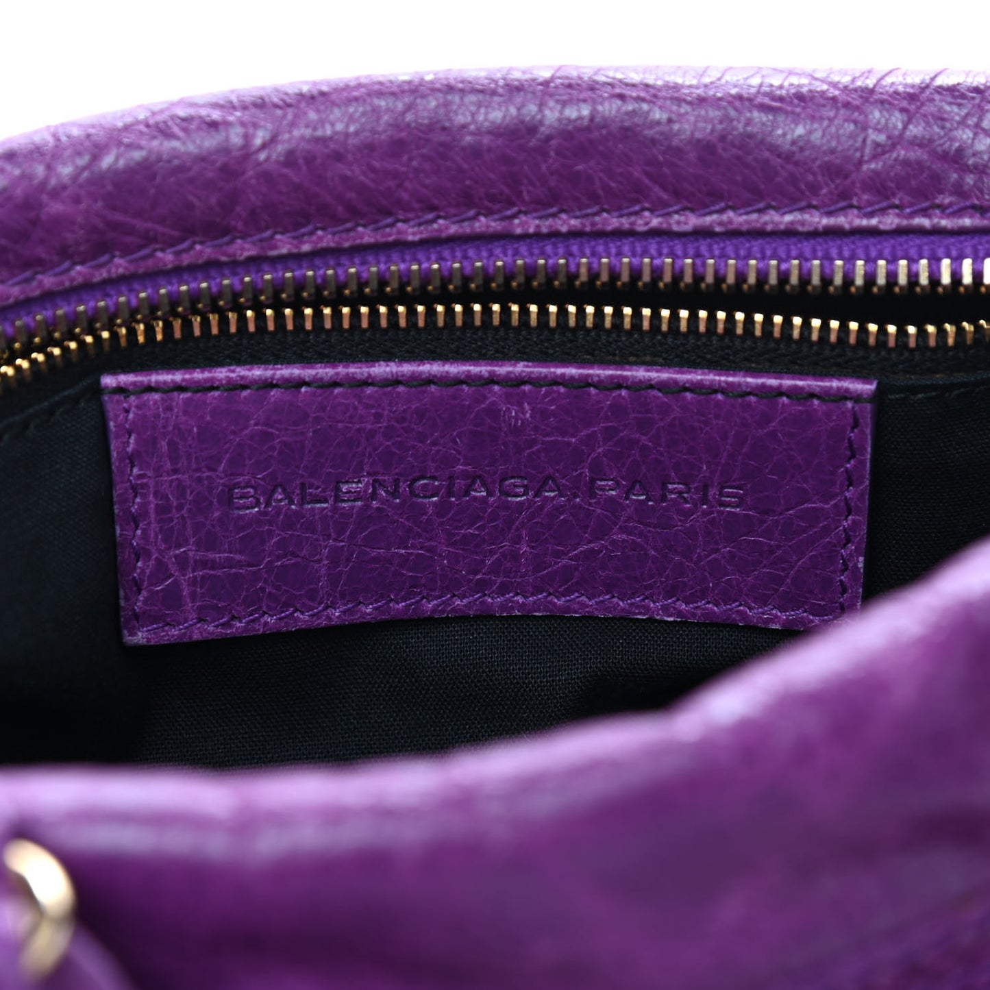 Agneau Giant 21 Gold Hardware Mini Twiggy Ultraviolet
